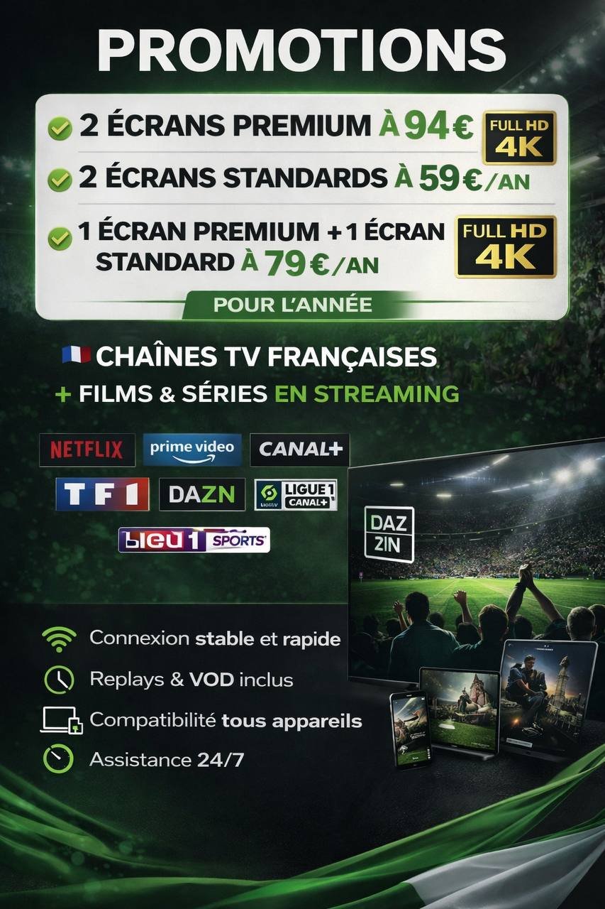 iptv abonnement